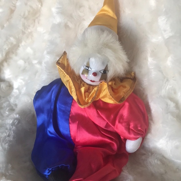 Rare Vintage 1970’s Porcelain Hand painted Clown - Picture 4 of 8